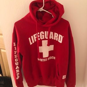 Red Lifeguard Myrtle Beach Hoodie ❤️
